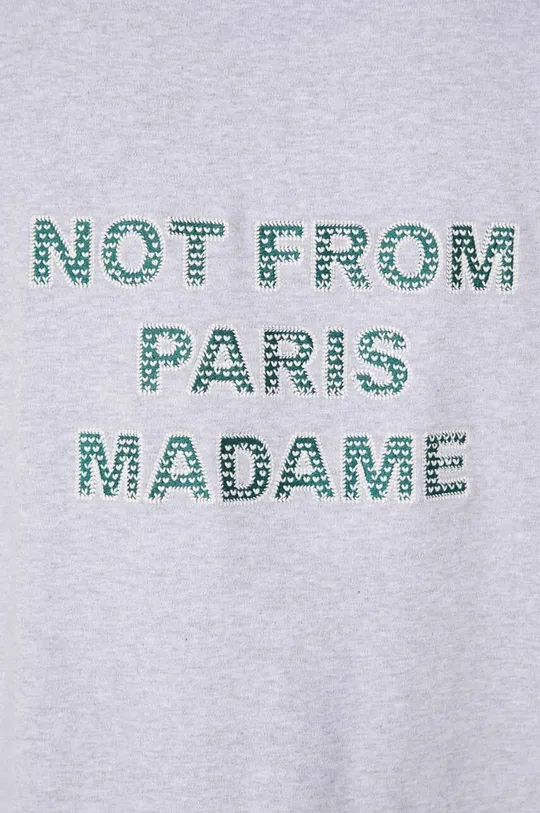Хлопковая футболка Drôle de Monsieur Le T-shirt Slogan Мужской