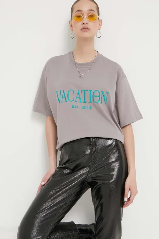 Bombažna kratka majica On Vacation