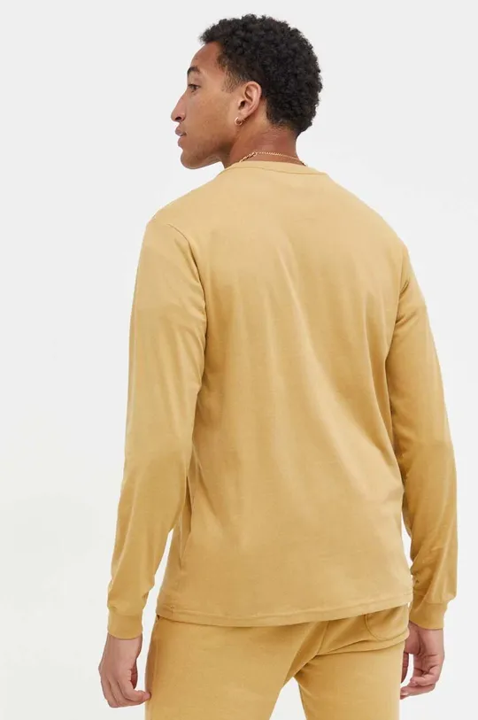 Βαμβακερή μπλούζα με μακριά μανίκια Converse 100% Βαμβάκι
