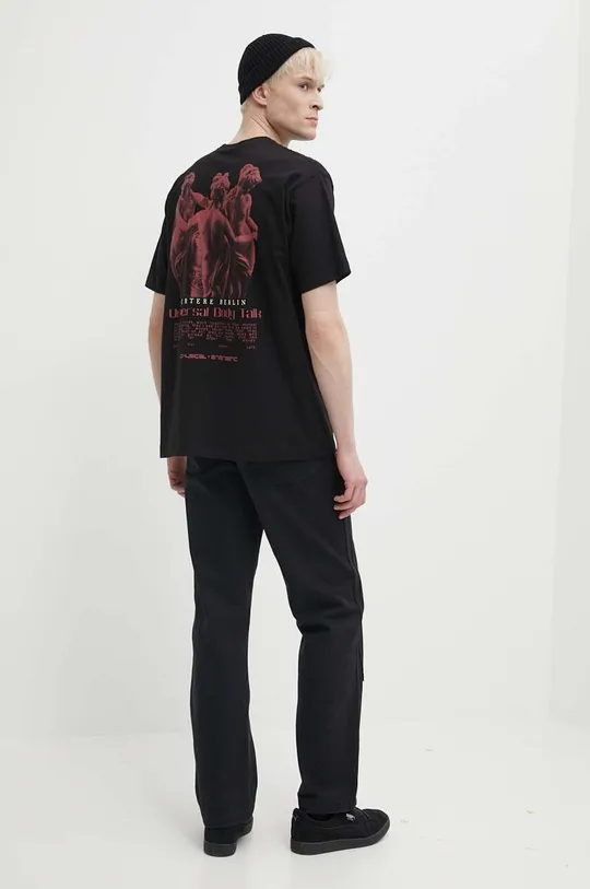Βαμβακερό μπλουζάκι Vertere Berlin μαύρο