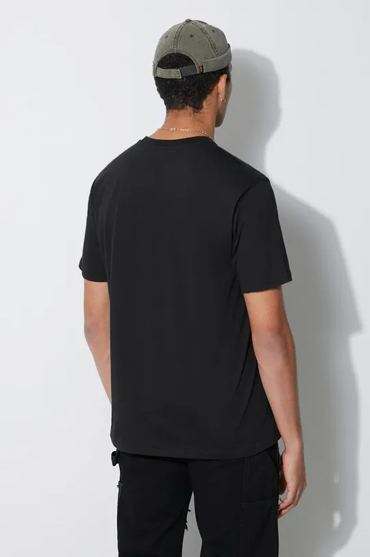 μαύρο Βαμβακερό μπλουζάκι Carhartt WIP 2-pack
