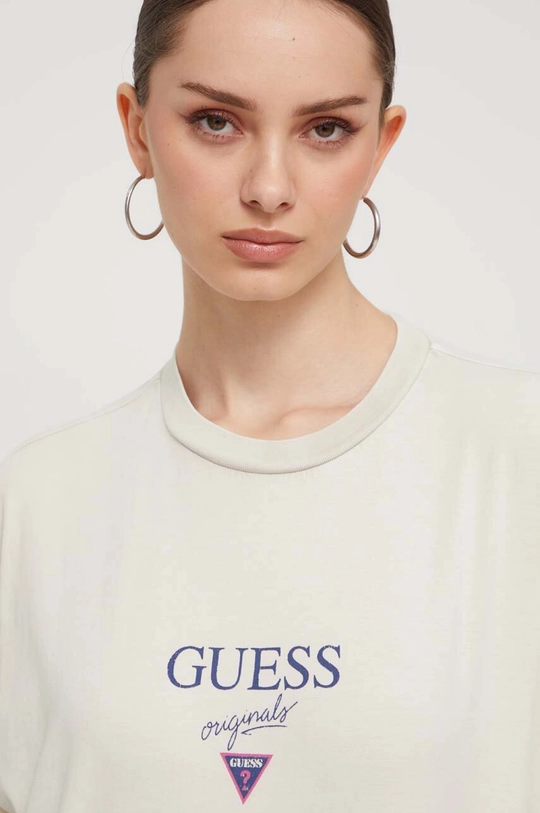 Βαμβακερό μπλουζάκι Guess Originals