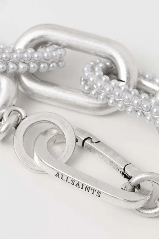 AllSaints bransoletka srebrny