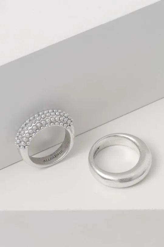 ezüst AllSaints gyűrű 2 db Női