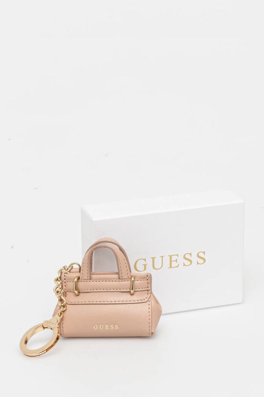 Doplňky Kožená klíčenka Guess RW1649.P4301 růžová