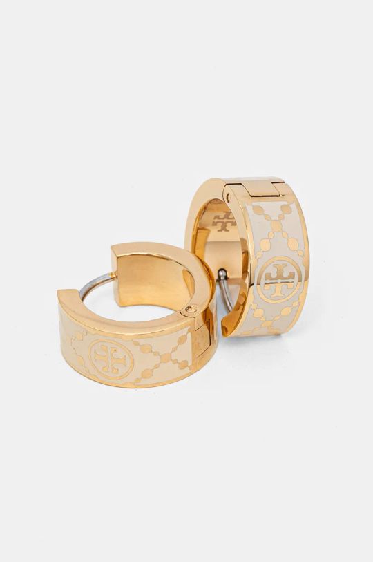 Tory Burch kolczyki Small T Monogram złoty 157223.700