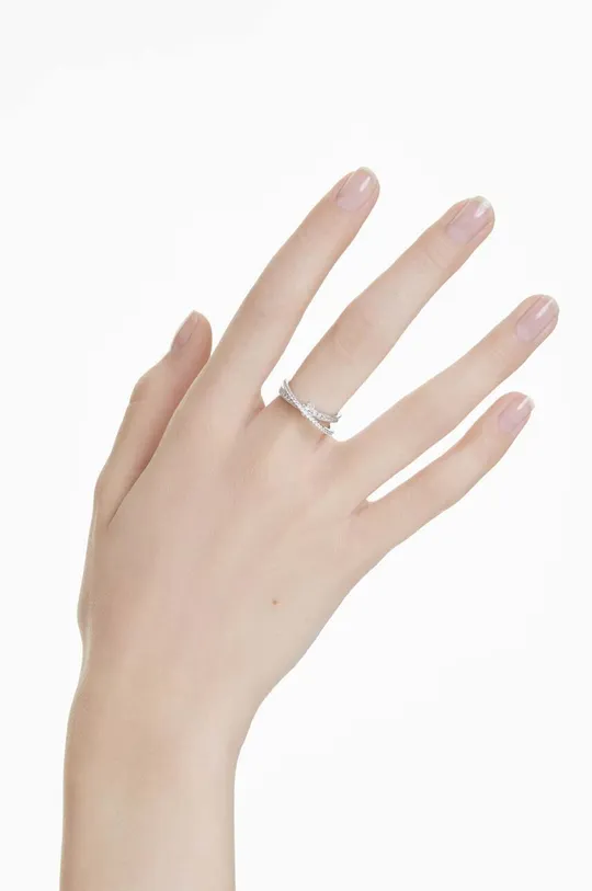 Swarovski anello HYPERBOLA argento