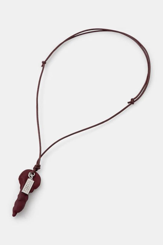 MM6 Maison Margiela necklace maroon SM7UU0069.P7066