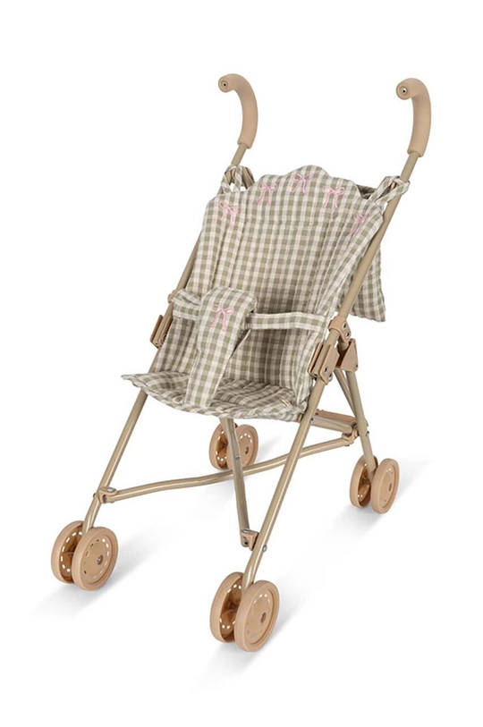 Kočárek pro panenky Konges Sløjd DOLL STROLLER zelená KS101484