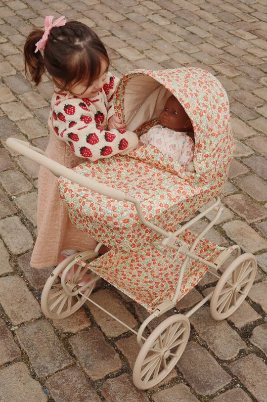 Voziček za punčke Konges Sløjd DOLL PRAM bež KS101954