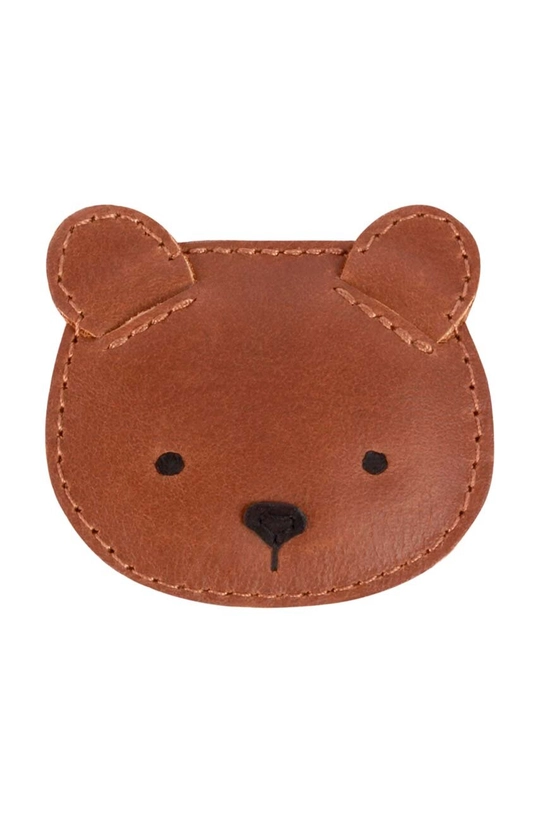 Детская заколка для волос Donsje Josy Classic Hairclip Bear 6009001. коричневый AW24