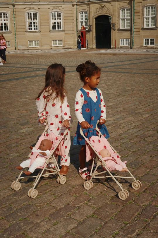 Kolica za lutke Konges Sløjd DOLL LADYBUG GLITTER STROLLER KS102209