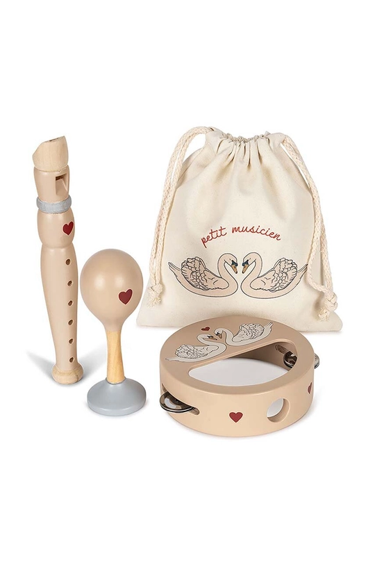 Konges Sløjd zestaw instrumentów muzycznych WODDEN MUSIC SET SWAN FSC beżowy KS101736