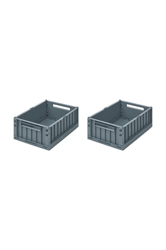 Liewood pudełko do przechowywania Weston Storage Box M 2-pack 2-pack niebieski LW14677