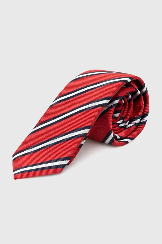 czerwony HUGO krawat Męski