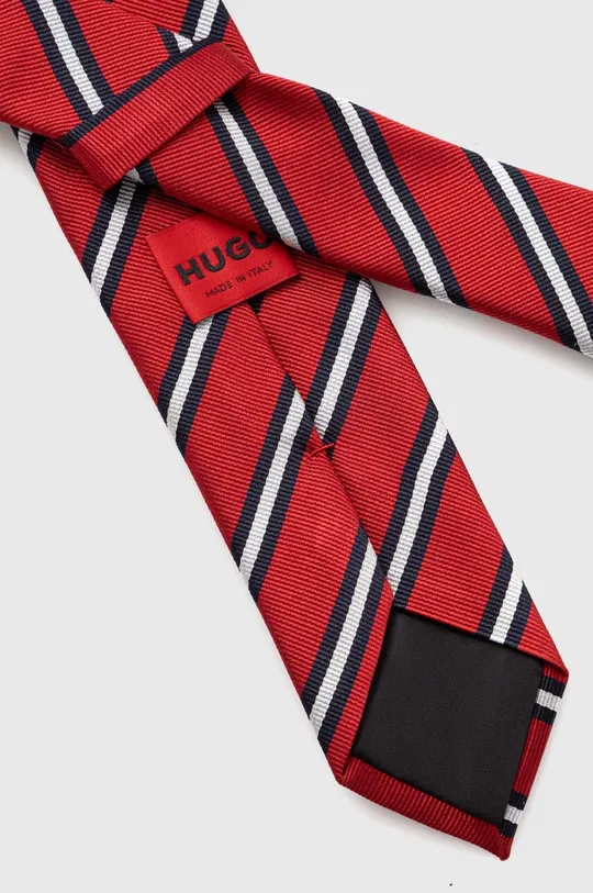 HUGO krawat czerwony