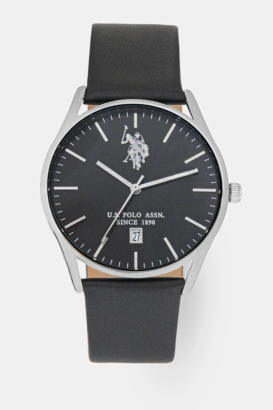 Часы U.S. Polo Assn. COLIN мужские цвет чёрный USP7085ST | ANSWEAR.ua