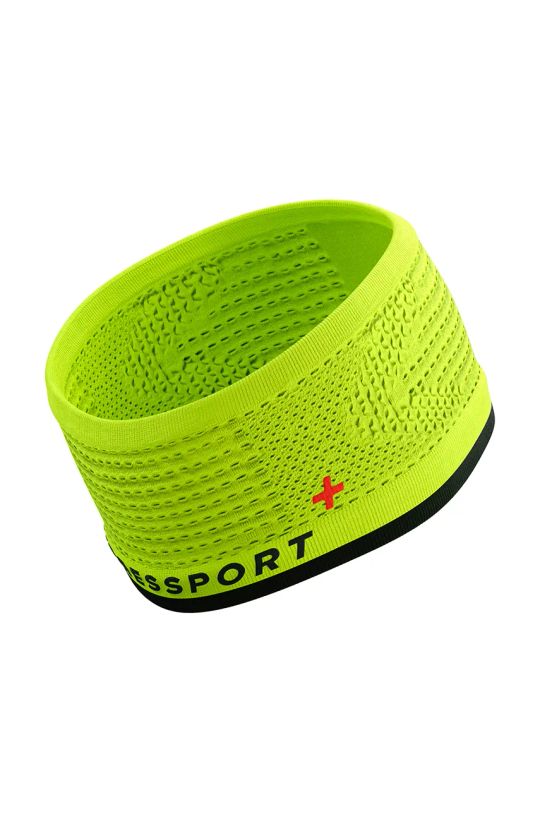 Compressport opaska na głowę On/Off Flash Fluo XBNU177 zielony