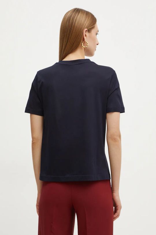 Îmbrăcăminte Max Mara Leisure tricou din bumbac 2426946038600 bleumarin