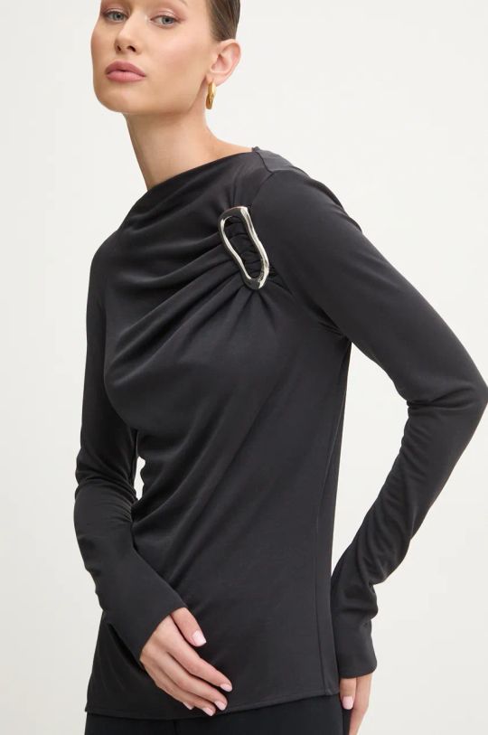 Stine Goya longsleeve uni negru T012.2254