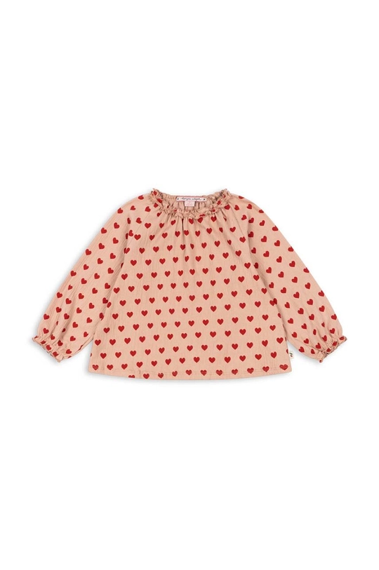 Konges Sløjd maglietta bambini CHLEO BLOUSE OCS floreale rosso KS101456