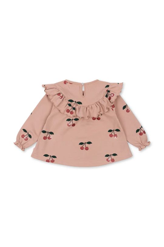 Konges Sløjd felpa in cotone bambino/a MALLI GLITTER BLOUSE GOTS KS101791 rosa AW24