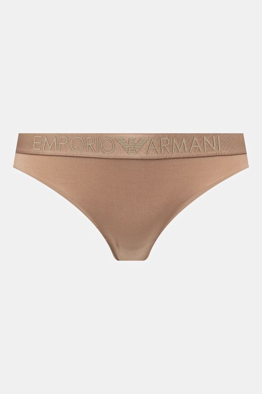 Emporio Armani Underwear stringi 2-pack 163333.4F235 beżowy AW24