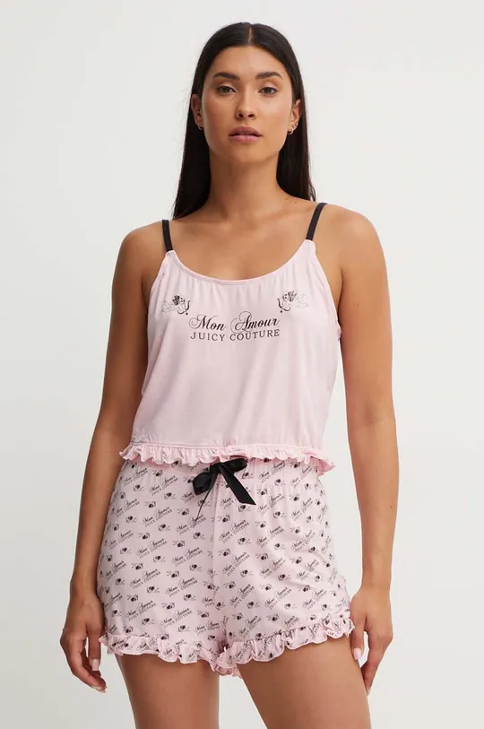 ροζ Σορτς πιτζάμας Juicy Couture CHERUB FELIX SHORTS Γυναικεία