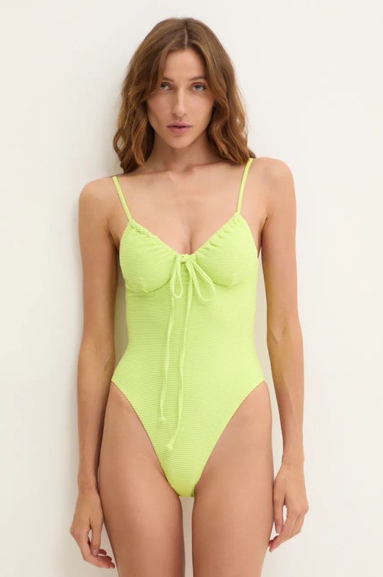 Цял бански Billabong Tanlines Ella с банели зелен ABJX100269