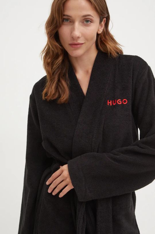 Abbigliamento HUGO accappatoio in cotone 50502745 nero