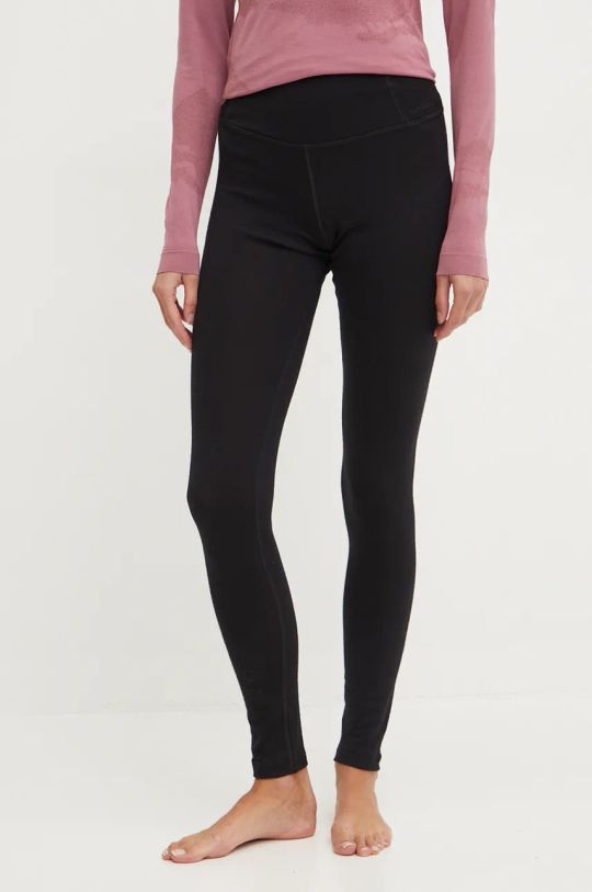 Icebreaker leggins funzionali Merino 260 Tech all'aperto nero IB0A57260011