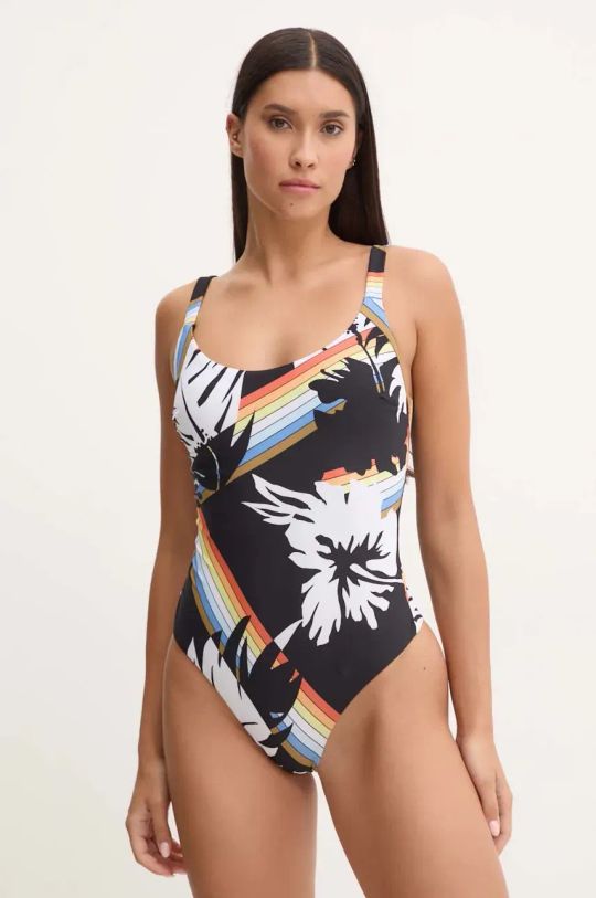 Rip Curl costume da bagno intero Hoffman Cheeky leggermente imbottita nero 0KEWSW