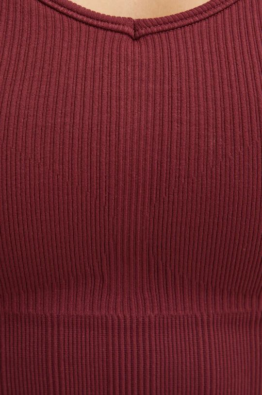 Casall sutien yoga Seamless Rib 24292 burgundia