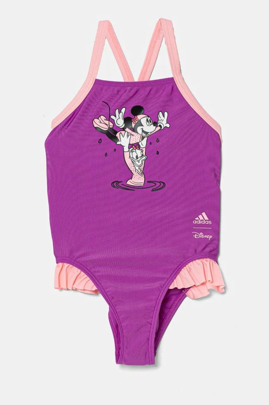 Enodelne otroške kopalke adidas Performance x Disney Prijazno od planeta vijolična IS9911