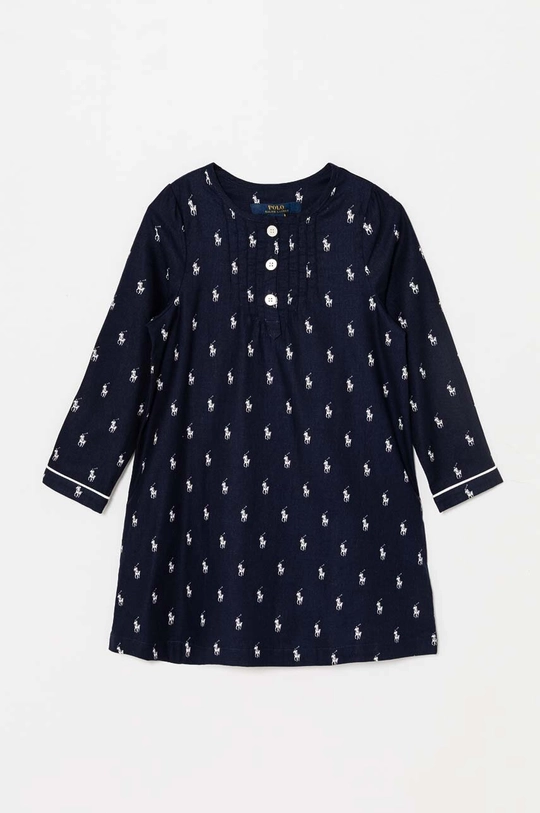 Polo Ralph Lauren camicia da notte in cottone bambino/a camicia da notte blu navy 3P0197