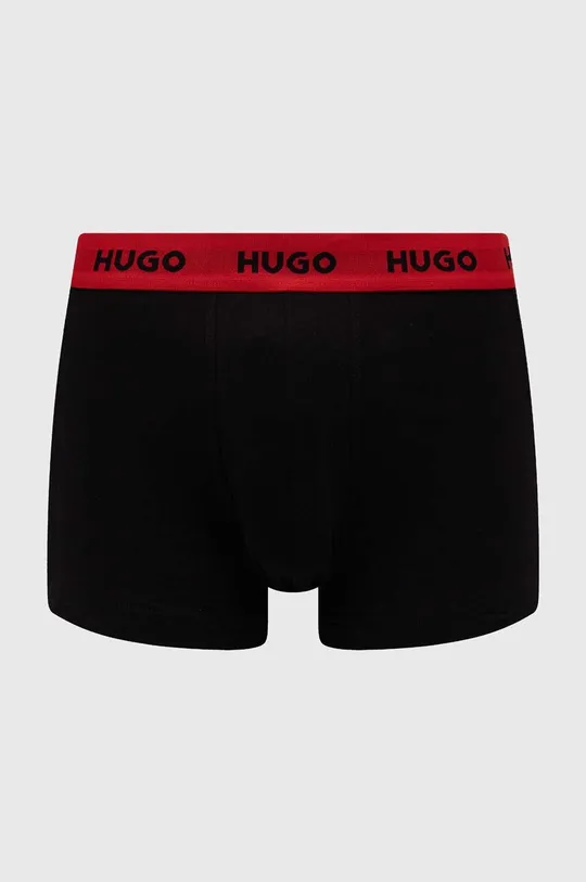 Boxerky HUGO 3-pak červená