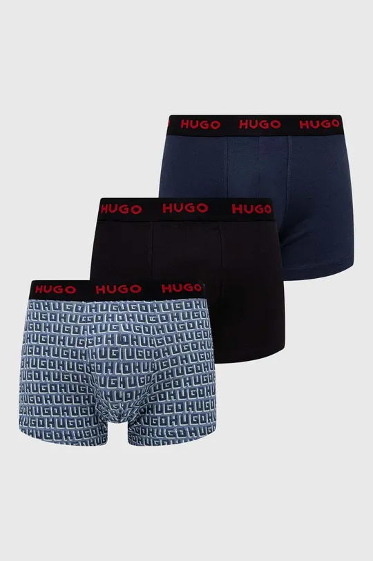 črna Boksarice HUGO 3-pack Moški