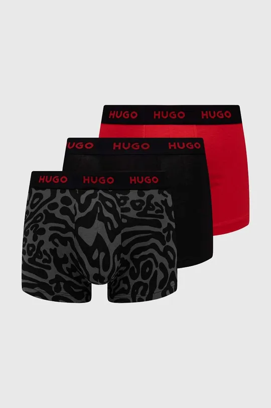 чорний Боксери HUGO 3-pack Чоловічий