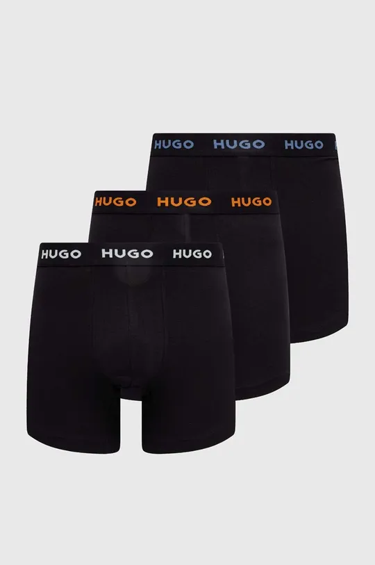 πολύχρωμο Μποξεράκια HUGO 3-pack Ανδρικά