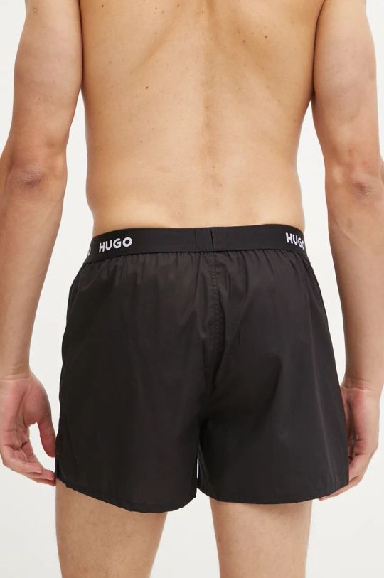 HUGO boxer in cotone pacco da 3 50518079 nero