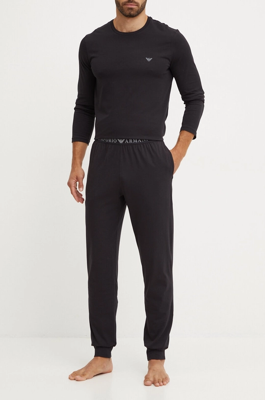 Îmbrăcăminte Emporio Armani Underwear pijama 111789.4F720 negru