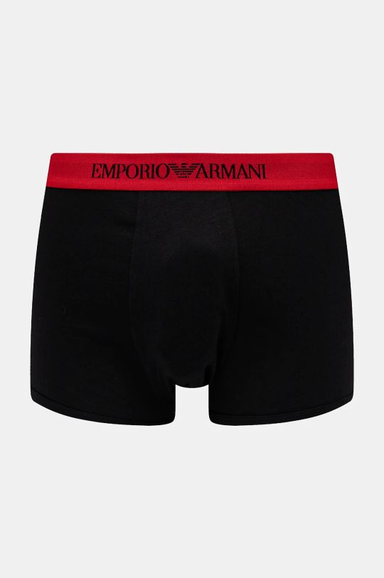 Odzież Emporio Armani Underwear bokserki bawełniane 3-pack 111625.4F722 czerwony