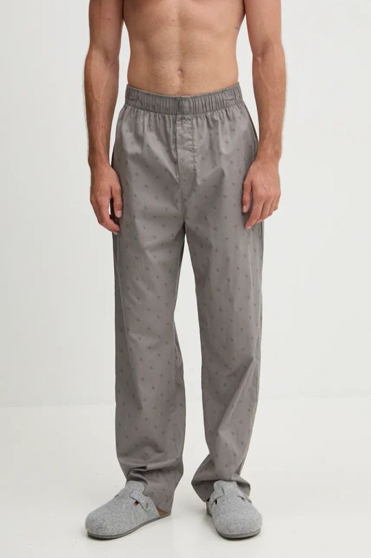 Calvin Klein Underwear pantaloni notte in lana fondi grigio 000NM2691E