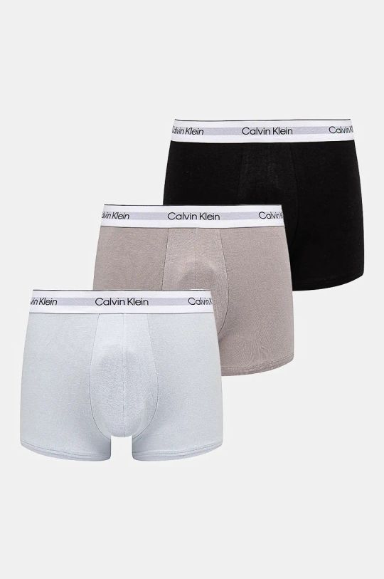 Μποξεράκια Calvin Klein Underwear 3-pack εφαρμοστό σορτς μπόξερ πολύχρωμο 000NB3963A