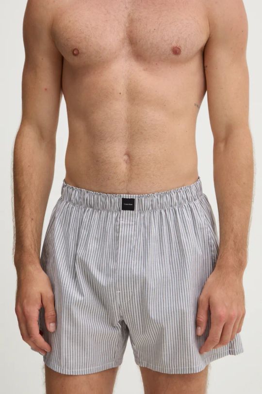 Памучни боксерки Calvin Klein Underwear (3 чифта) изчистен многоцветен 000NB4006A