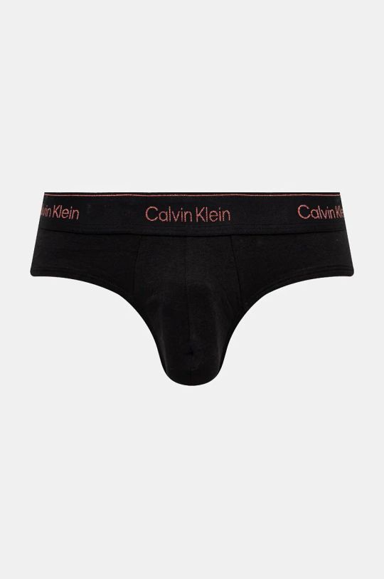 Ρούχα Σλιπ Calvin Klein Underwear 3-pack 000NB4075A μαύρο