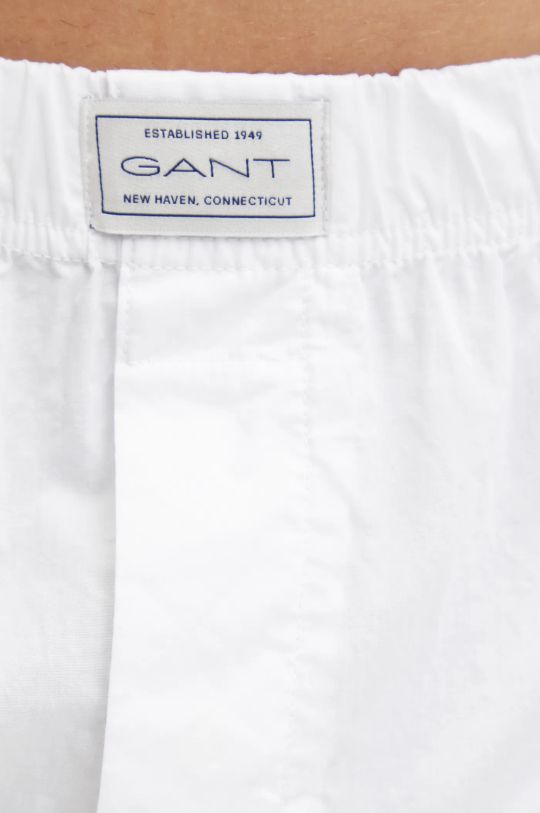 Βαμβακερό μποξεράκι Gant 2-pack 902432119 λευκό