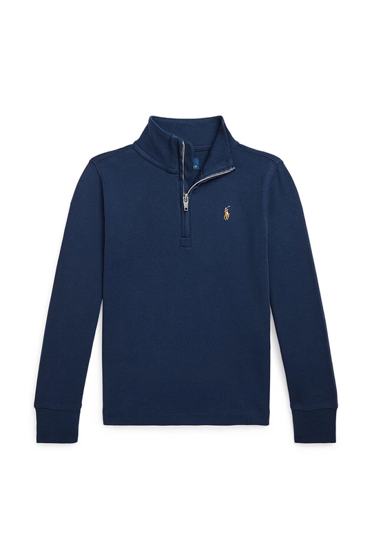 Детски памучен суичър Polo Ralph Lauren 322952436001 тъмносин AW24