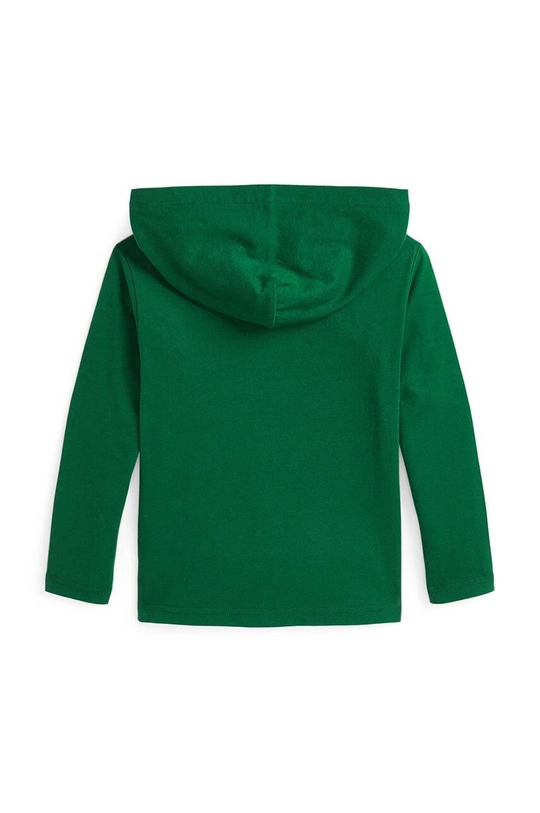 Polo Ralph Lauren hanorac de bumbac pentru copii 322952591001 verde AW24