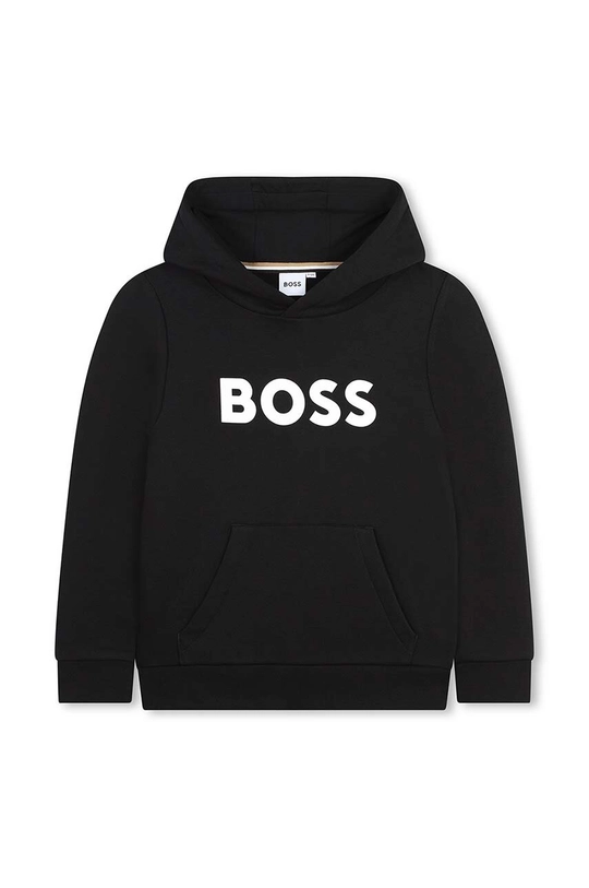 BOSS bluza dziecięca z kapturem czarny J51187.126.150